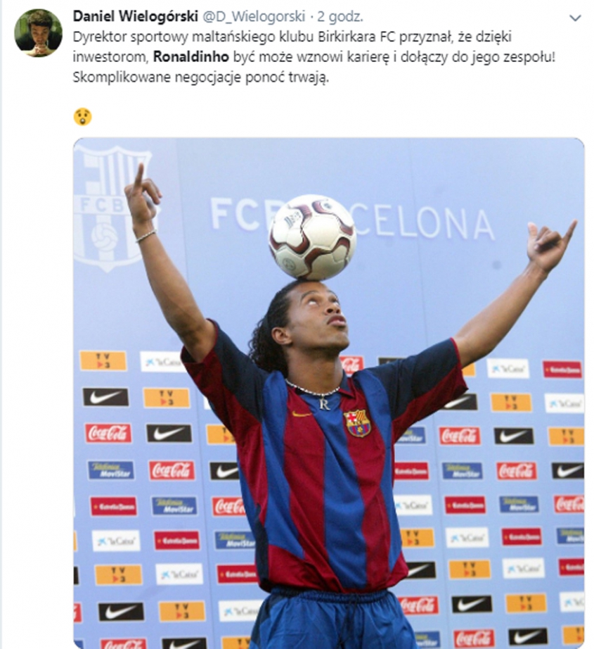 RONALDINHO MOŻE WZNOWIĆ KARIERĘ! ROZMOWY TRWAJĄ